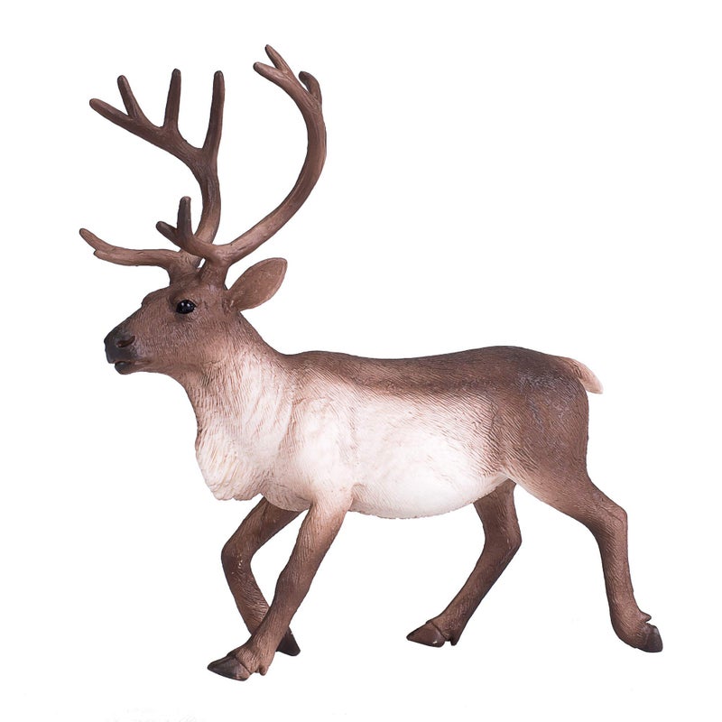 MOJO Reindeer Realistic International Wildlife Toy Replica Hand Painted Figurine Brown - Image 1